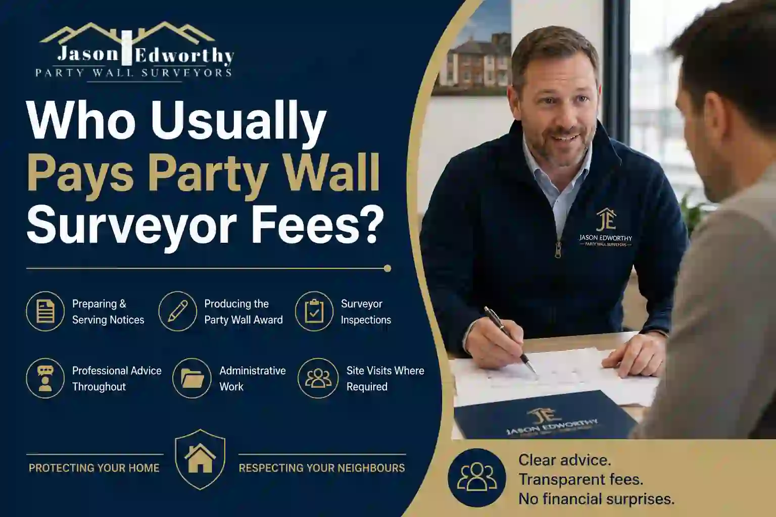 Who Usually Pays Party Wall Surveyor Fees Swallownest?